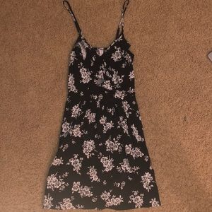 B&W Floral Dress